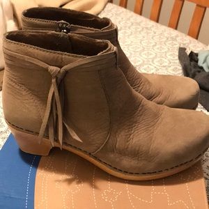 Dansko Tan Ankle Boots